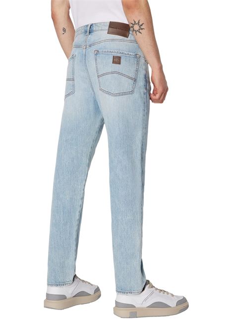 Jeans J24 tapered fit in twill stretch ARMANI EXCHANGE | Pantaloni | 6RZJ24 Z18SZ1500